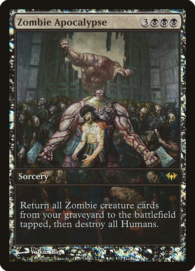 Zombie Apocalypse (Game Day) [Dark Ascension Promos] | Silver Goblin
