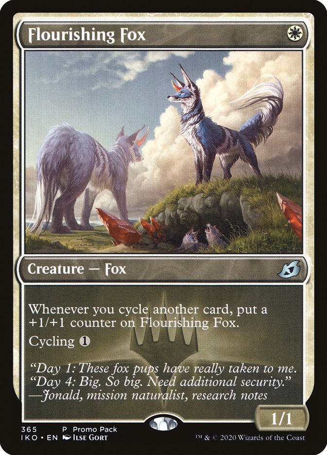 Flourishing Fox (Promo Pack) [Ikoria: Lair of Behemoths Promos] | Silver Goblin