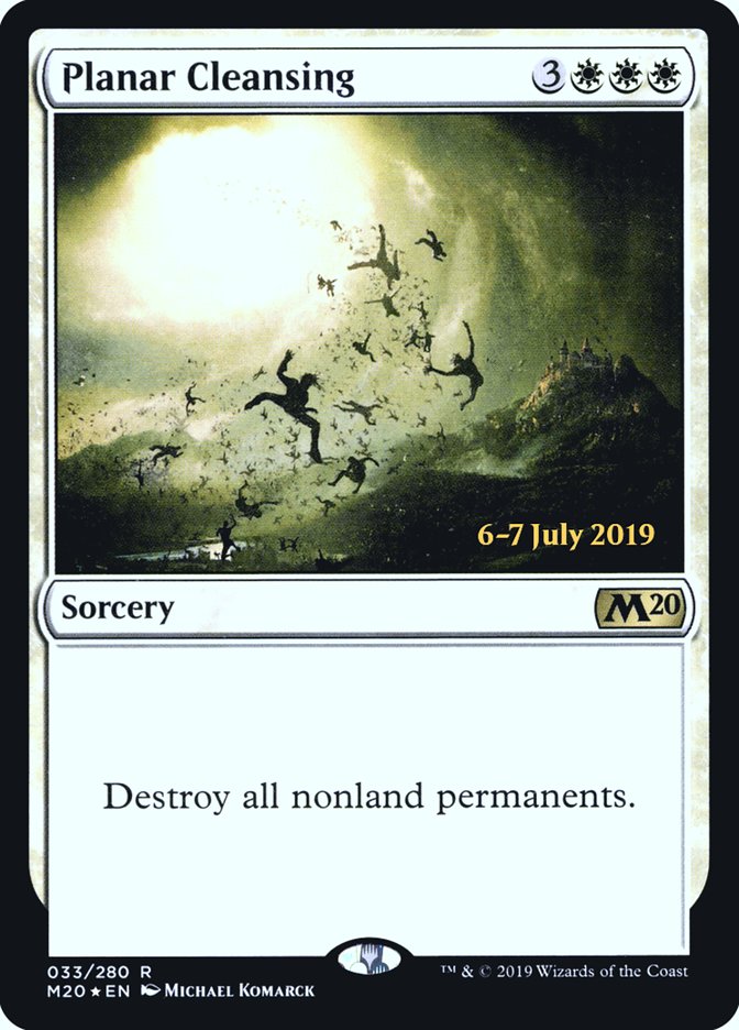 Planar Cleansing [Core Set 2020 Prerelease Promos] | Silver Goblin