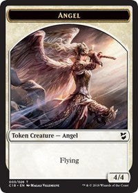 Angel // Soldier Double-Sided Token [Commander 2018 Tokens] | Silver Goblin