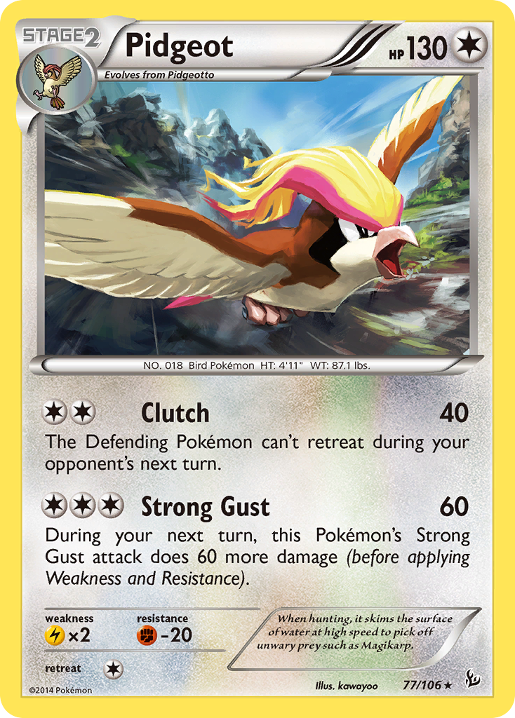 Pidgeot (77/106) [XY: Flashfire] | Silver Goblin