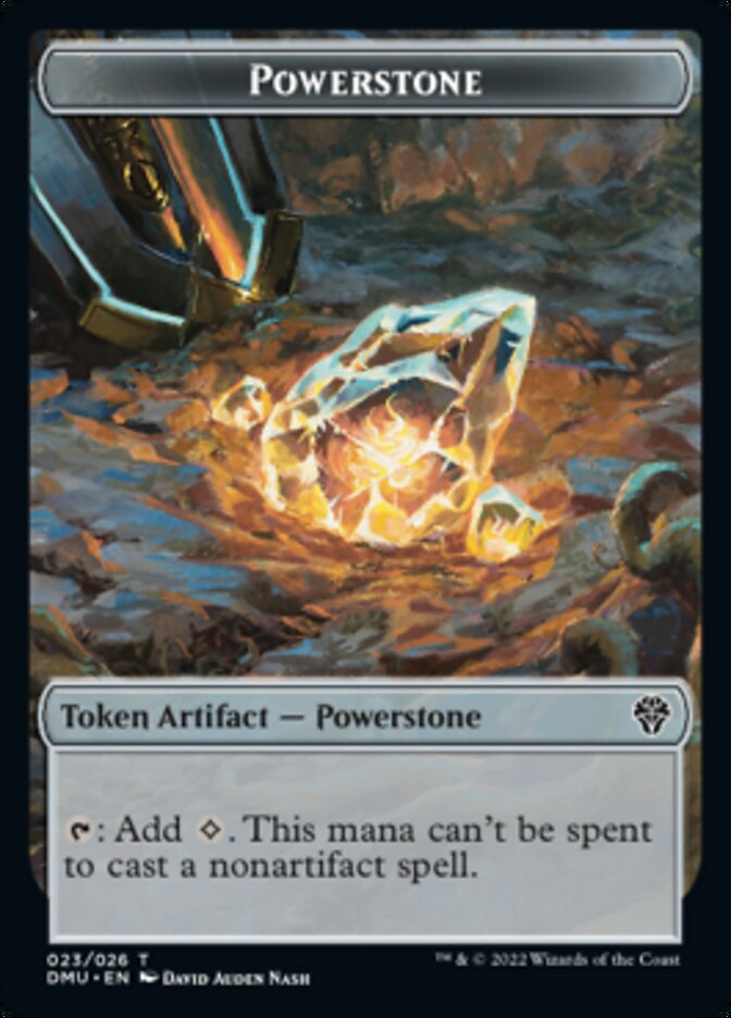 Powerstone Token [Dominaria United Tokens] | Silver Goblin