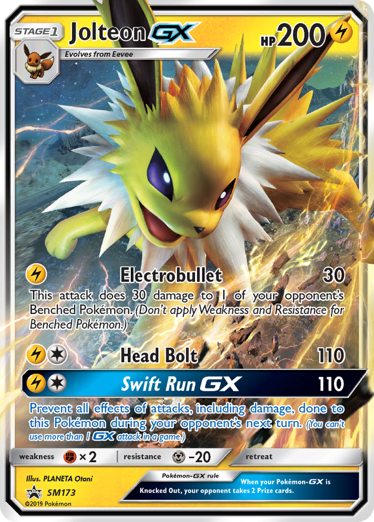 Jolteon GX (SM173) [Sun & Moon: Black Star Promos] | Silver Goblin