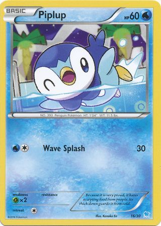 Piplup (16/30) [XY: Trainer Kit 3 - Suicune] | Silver Goblin