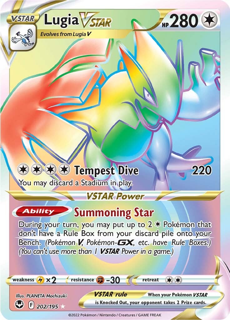 Lugia VSTAR (202/195) [Sword & Shield: Silver Tempest] | Silver Goblin