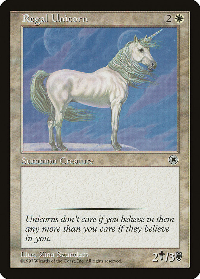 Regal Unicorn [Portal] | Silver Goblin