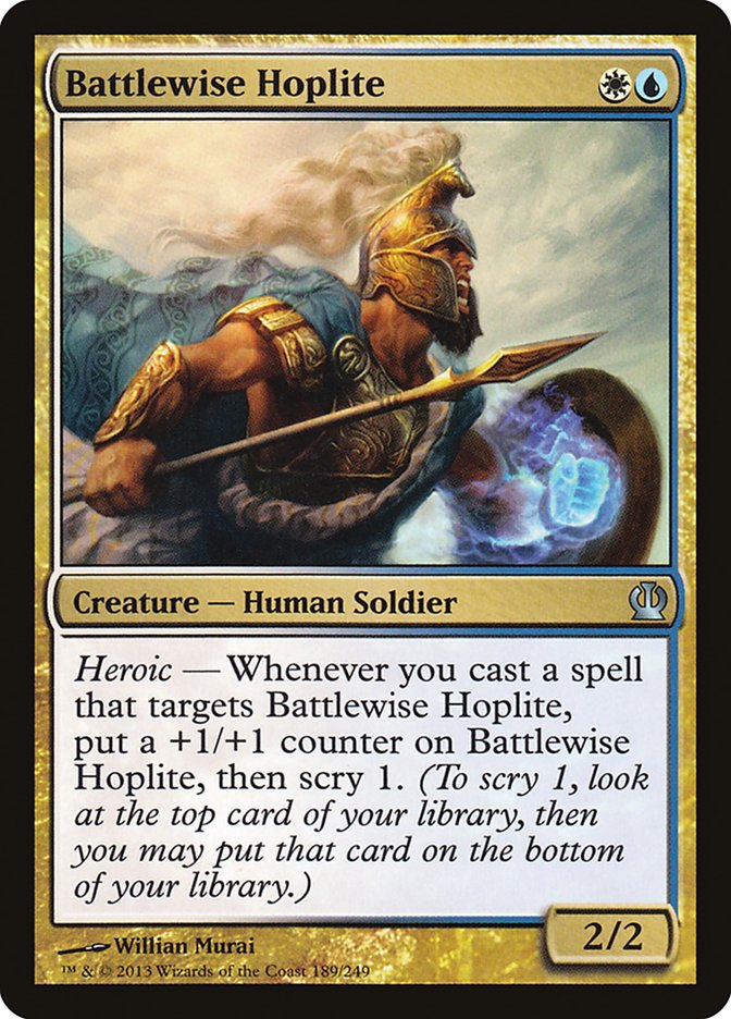 Battlewise Hoplite [Theros] | Silver Goblin