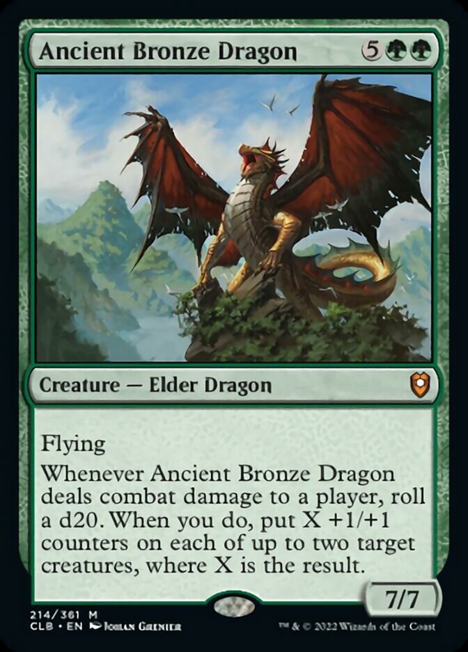 Ancient Bronze Dragon [Commander Legends: Battle for Baldur's Gate] | Silver Goblin