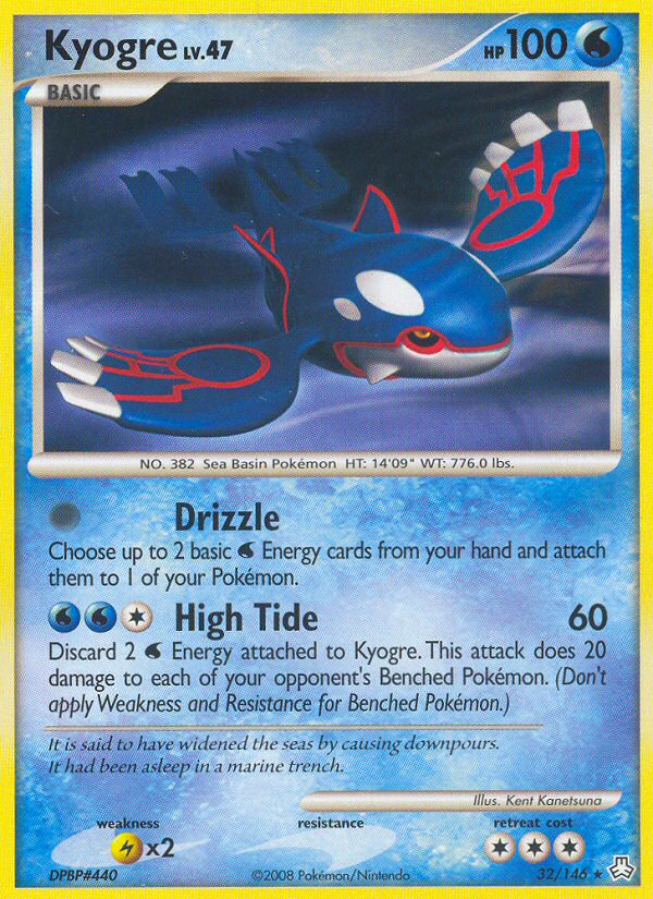 Kyogre (32/146) [Diamond & Pearl: Legends Awakened] | Silver Goblin