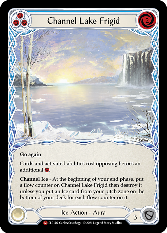 Channel Lake Frigid [ELE146] (Tales of Aria)  1st Edition Normal | Silver Goblin