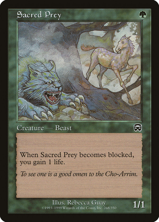 Sacred Prey [Mercadian Masques] | Silver Goblin