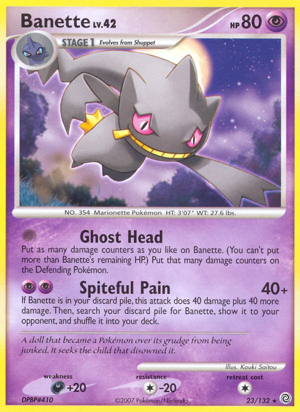 Banette (23/132) [Diamond & Pearl: Secret Wonders] | Silver Goblin