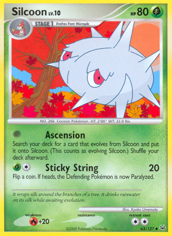 Silcoon (63/127) [Platinum: Base Set] | Silver Goblin