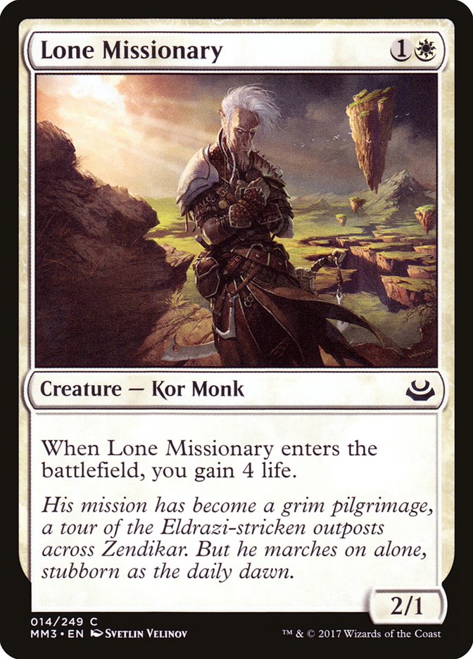 Lone Missionary [Modern Masters 2017] | Silver Goblin