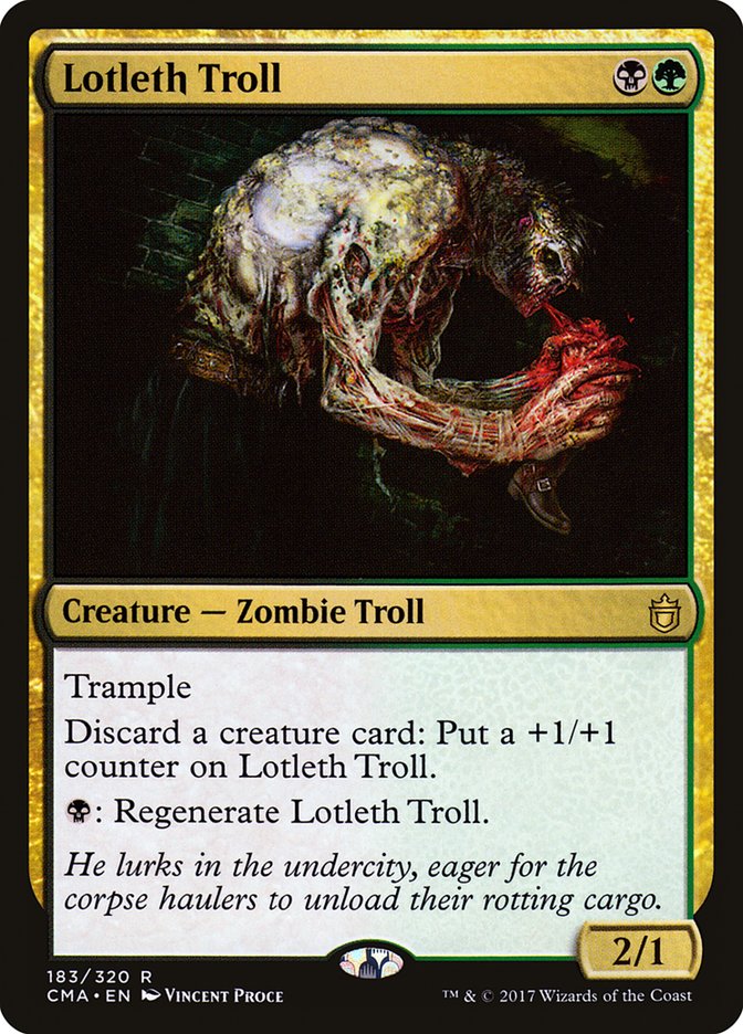 Lotleth Troll [Commander Anthology] | Silver Goblin