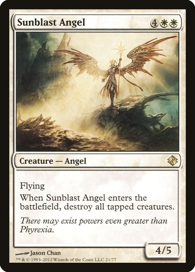 Sunblast Angel [Duel Decks: Venser vs. Koth] | Silver Goblin