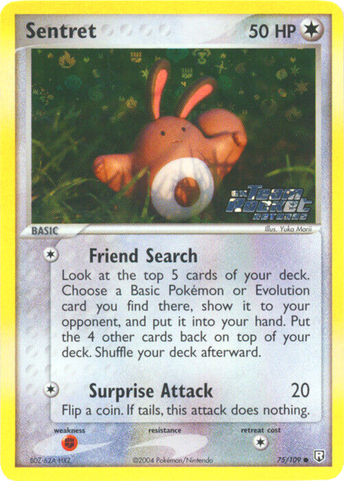 Sentret (75/109) (Stamped) [EX: Team Rocket Returns] | Silver Goblin