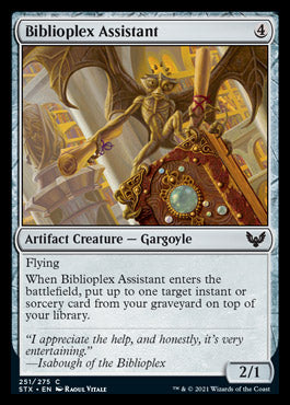 Biblioplex Assistant [Strixhaven: School of Mages] | Silver Goblin