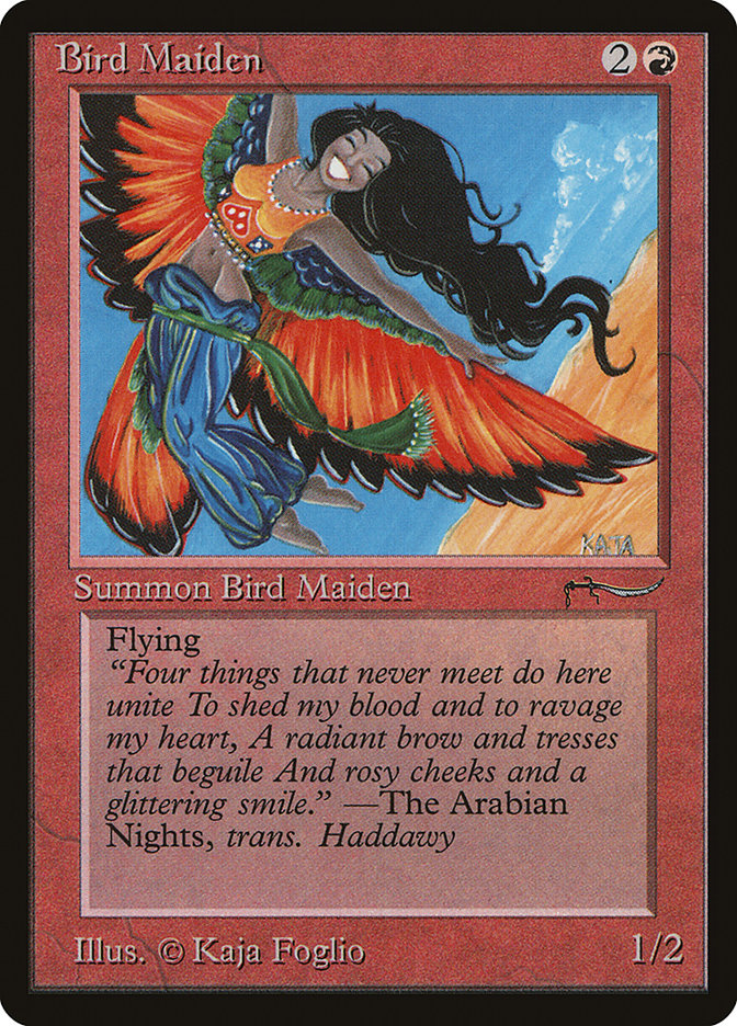 Bird Maiden (Light Mana Cost) [Arabian Nights] | Silver Goblin