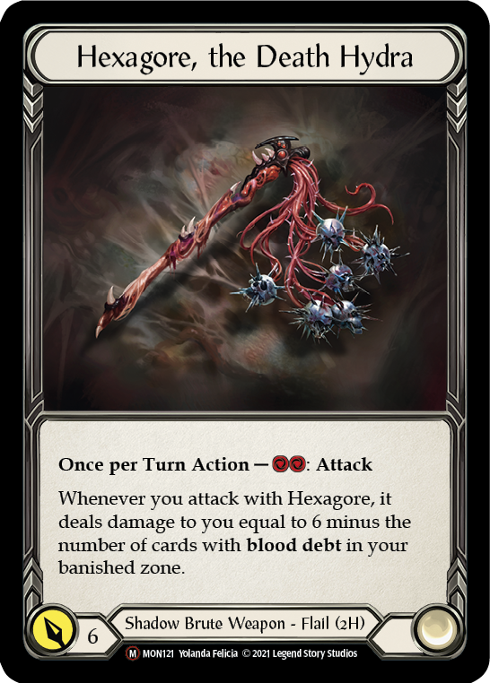 Hexagore, the Death Hydra [U-MON121] (Monarch Unlimited)  Unlimited Normal | Silver Goblin