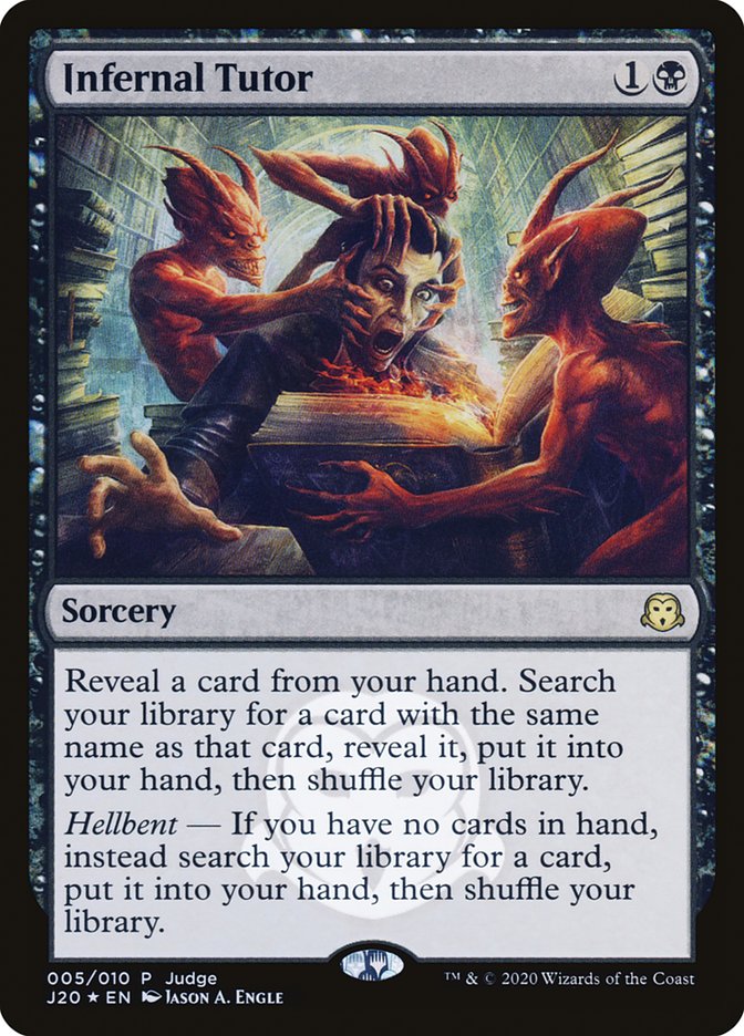 Infernal Tutor [Judge Gift Cards 2020] | Silver Goblin