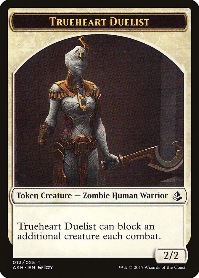 Trueheart Duelist Token [Amonkhet Tokens] | Silver Goblin