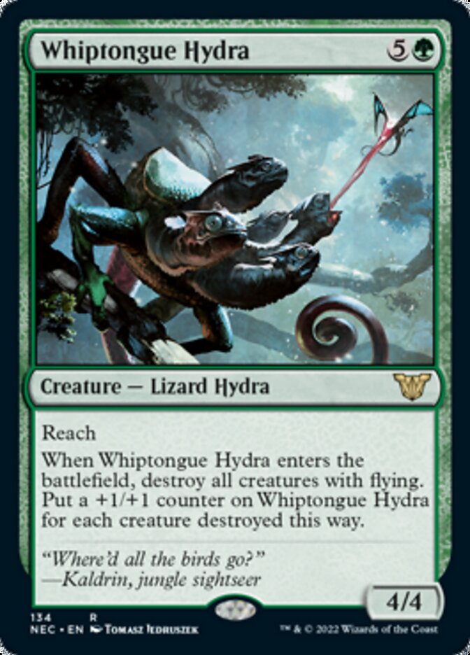 Whiptongue Hydra [Kamigawa: Neon Dynasty Commander] | Silver Goblin