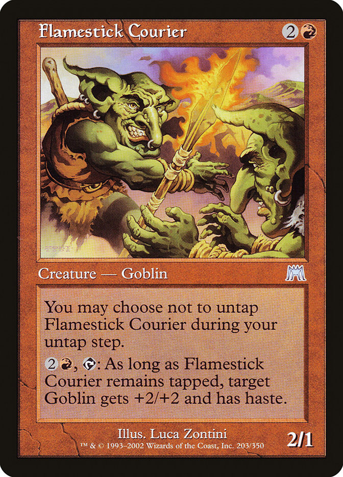 Flamestick Courier [Onslaught] | Silver Goblin