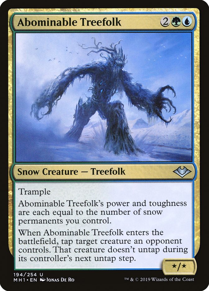 Abominable Treefolk [Modern Horizons] | Silver Goblin