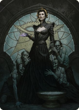 Liliana of the Veil Art Card [Dominaria United Art Series] | Silver Goblin