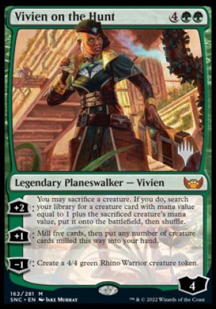 Vivien on the Hunt (Promo Pack) [Streets of New Capenna Promos] | Silver Goblin
