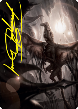 Shadrix Silverquill Art Card (Gold-Stamped Signature) [Strixhaven: School of Mages Art Series] | Silver Goblin