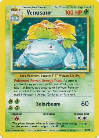 Venusaur (15/102) [Base Set Unlimited] | Silver Goblin