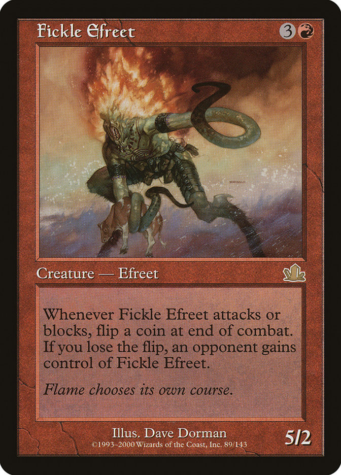 Fickle Efreet [Prophecy] | Silver Goblin