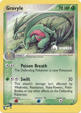 Grovyle (004) (Jumbo Card) [Nintendo: Black Star Promos]