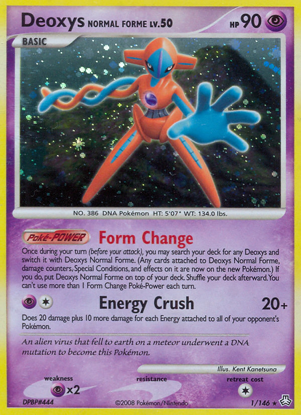 Deoxys Normal Forme (1/146) [Diamond & Pearl: Legends Awakened] | Silver Goblin