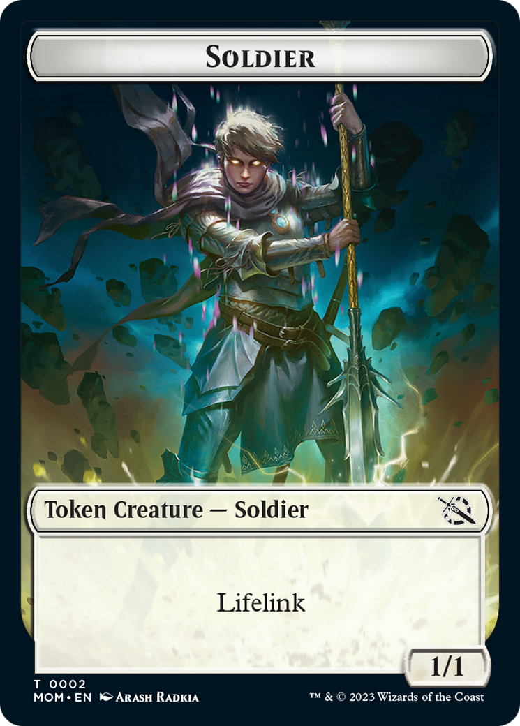 Soldier Token [March of the Machine Tokens] | Silver Goblin