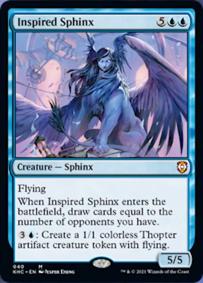 Inspired Sphinx [Kaldheim Commander] | Silver Goblin