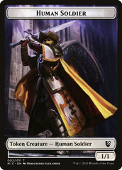 Angel // Human Soldier Double-Sided Token [Double Masters Tokens] | Silver Goblin