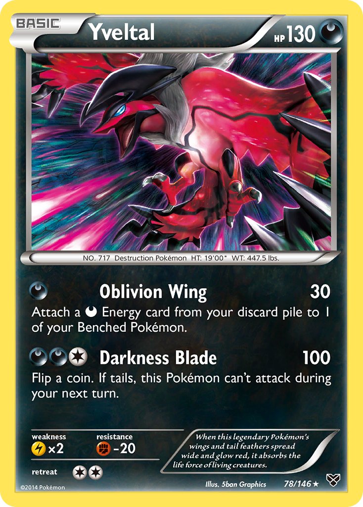 Yveltal (78/146) (Theme Deck Exclusive) [XY: Base Set] | Silver Goblin