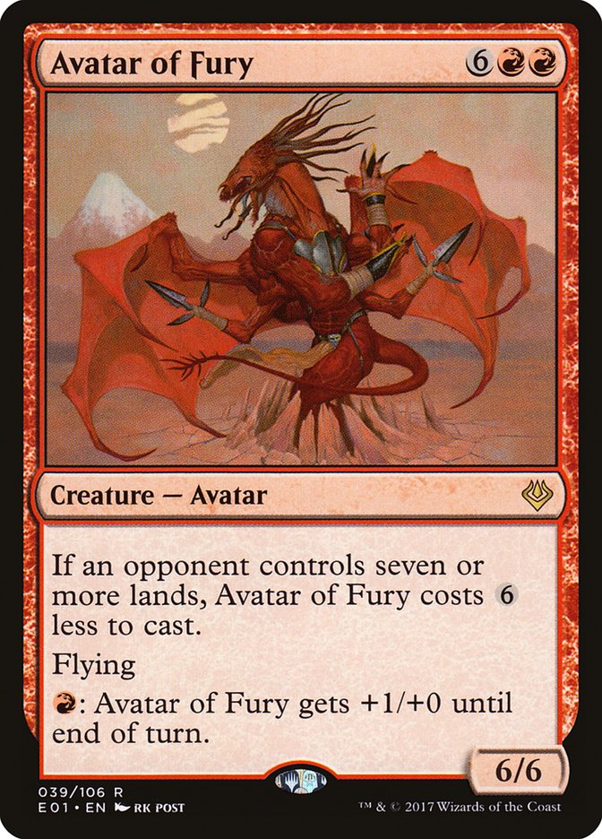 Avatar of Fury [Archenemy: Nicol Bolas] | Silver Goblin