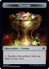 Treasure // Spirit Double-Sided Token [Kaldheim Tokens] | Silver Goblin