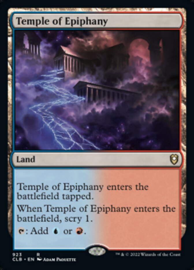 Temple of Epiphany [Commander Legends: Battle for Baldur's Gate] | Silver Goblin