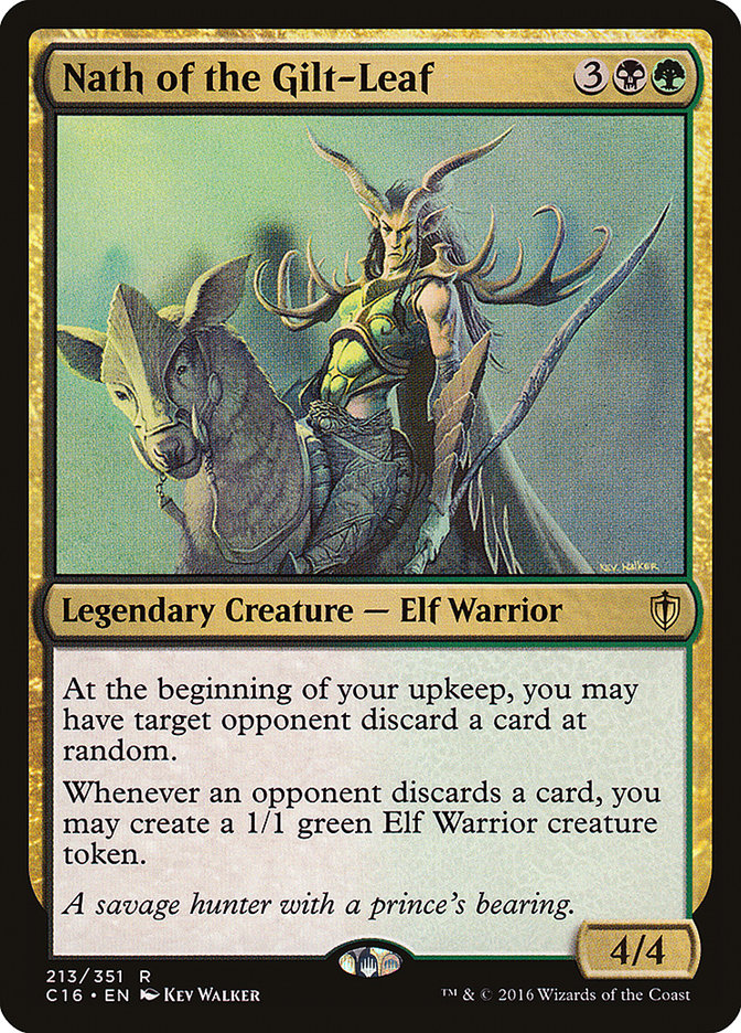 Nath of the Gilt-Leaf [Commander 2016] | Silver Goblin