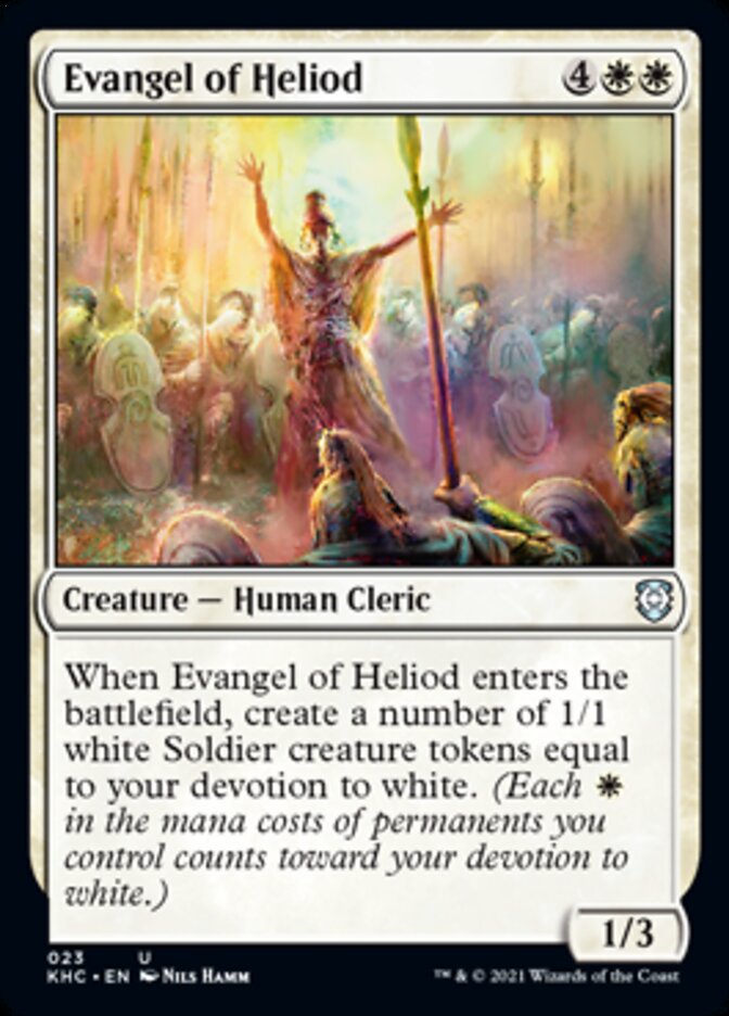 Evangel of Heliod [Kaldheim Commander] | Silver Goblin