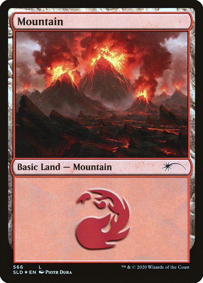 Mountain (Seismic) (566) [Secret Lair Drop Promos] | Silver Goblin