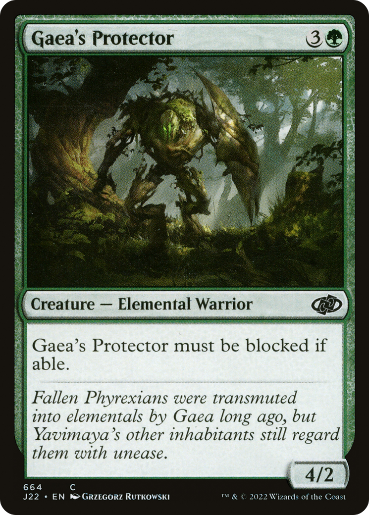 Gaea's Protector [Jumpstart 2022] | Silver Goblin