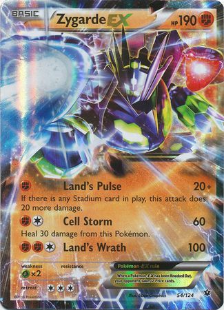 Zygarde EX (54/124) (Jumbo Card) [XY: Fates Collide] | Silver Goblin