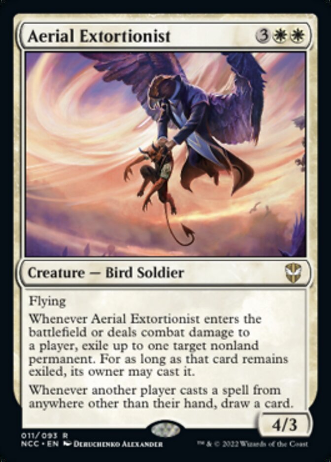 Aerial Extortionist [Streets of New Capenna Commander] | Silver Goblin