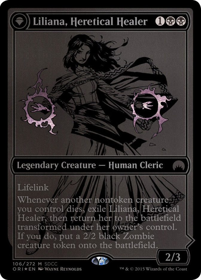 Liliana, Heretical Healer // Liliana, Defiant Necromancer [San Diego Comic-Con 2015] | Silver Goblin